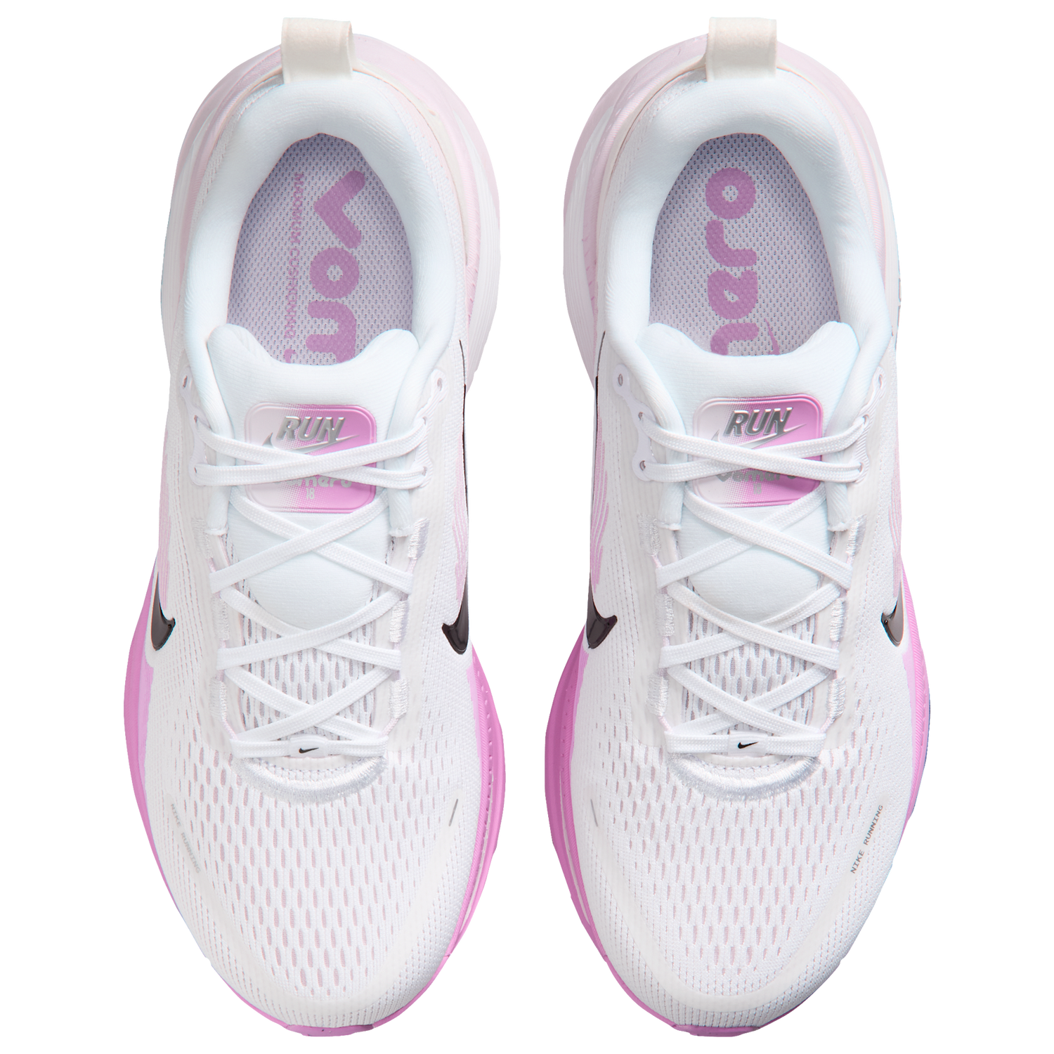 Nike Vomero 18 - Women's - White/Black/Bleached Lilac