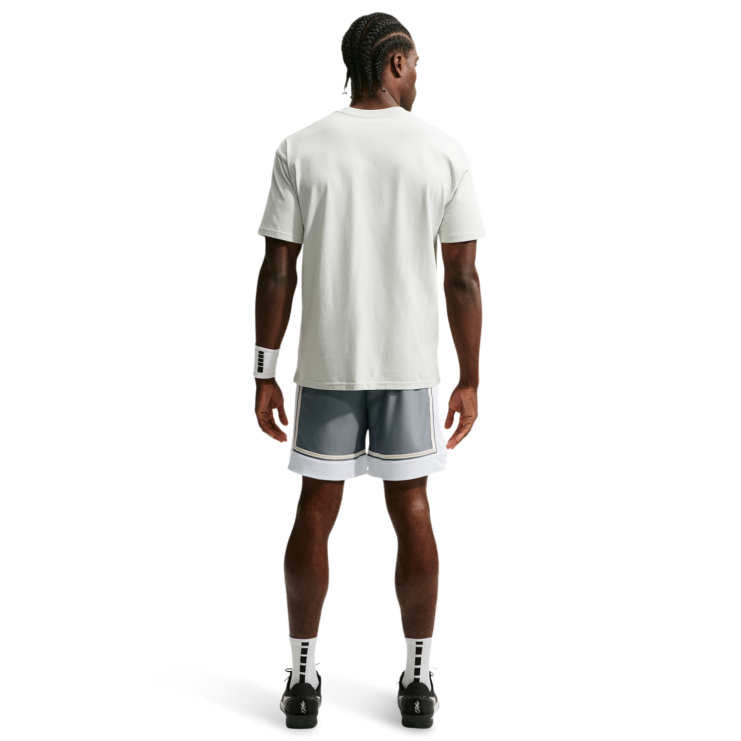 Nike Dri-FIT SI GM Pro 6IN Shorts - Men's - Cool Grey/Pale Ivory/White