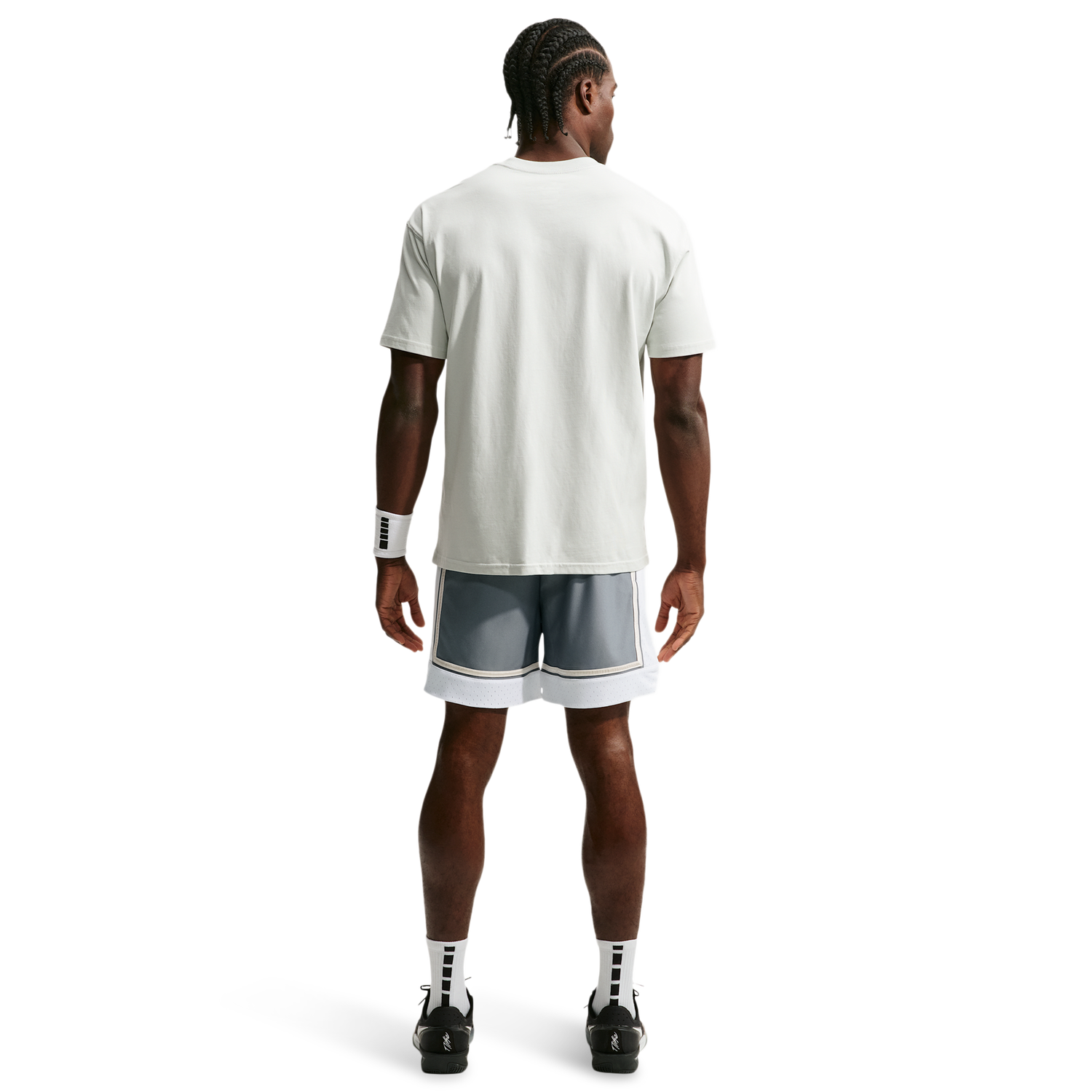 Nike Dri-FIT SI GM Pro 6IN Shorts - Men's - Cool Grey/Pale Ivory/White