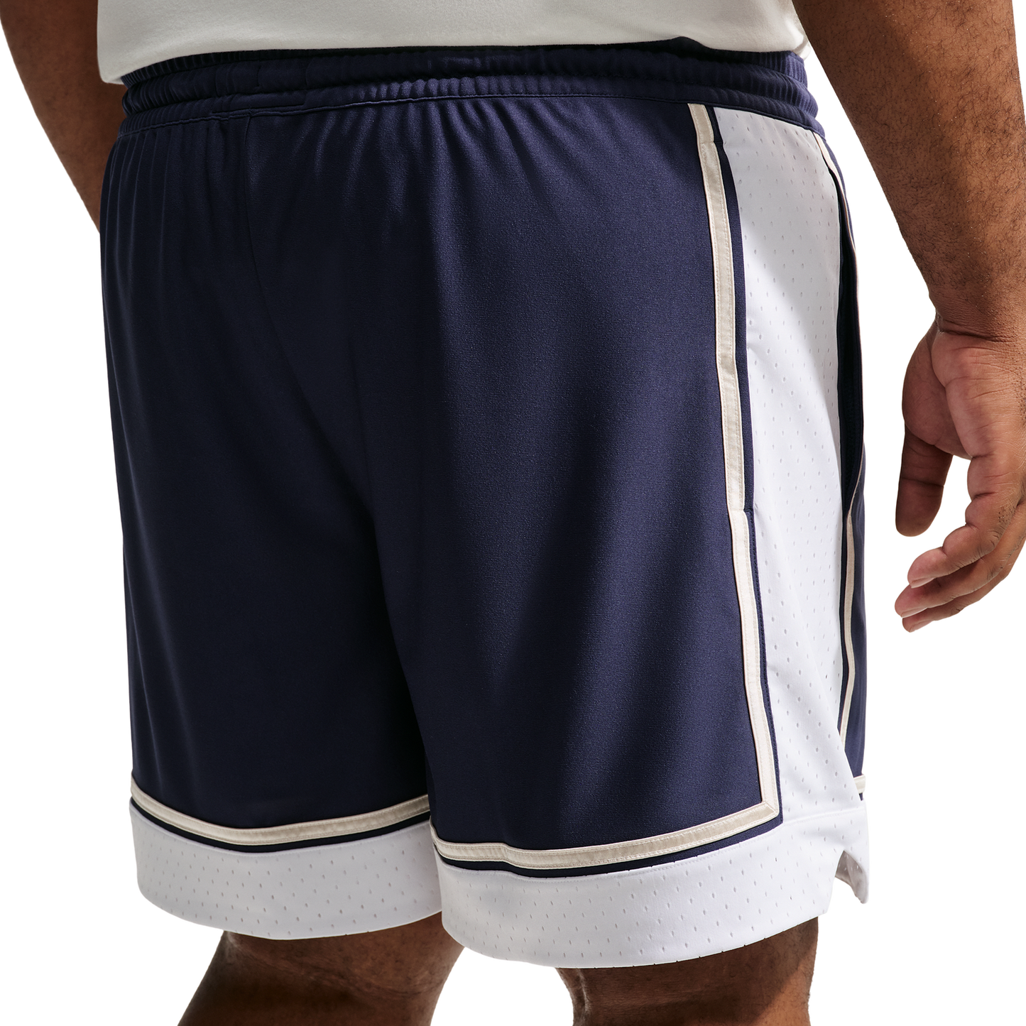 Nike Dri-FIT SI GM Pro 6IN Shorts - Men's - White/Pale Ivory/Midnight Navy