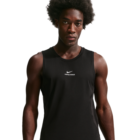 Nike Pro Training Dri-FIT Tank - Men's - White/Black
