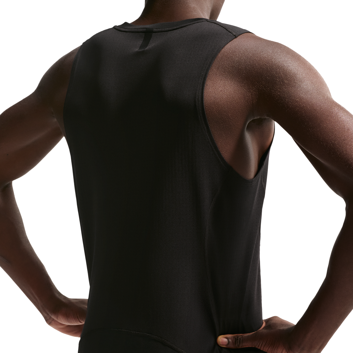Nike Pro Training Dri-FIT Tank - Men's - White/Black