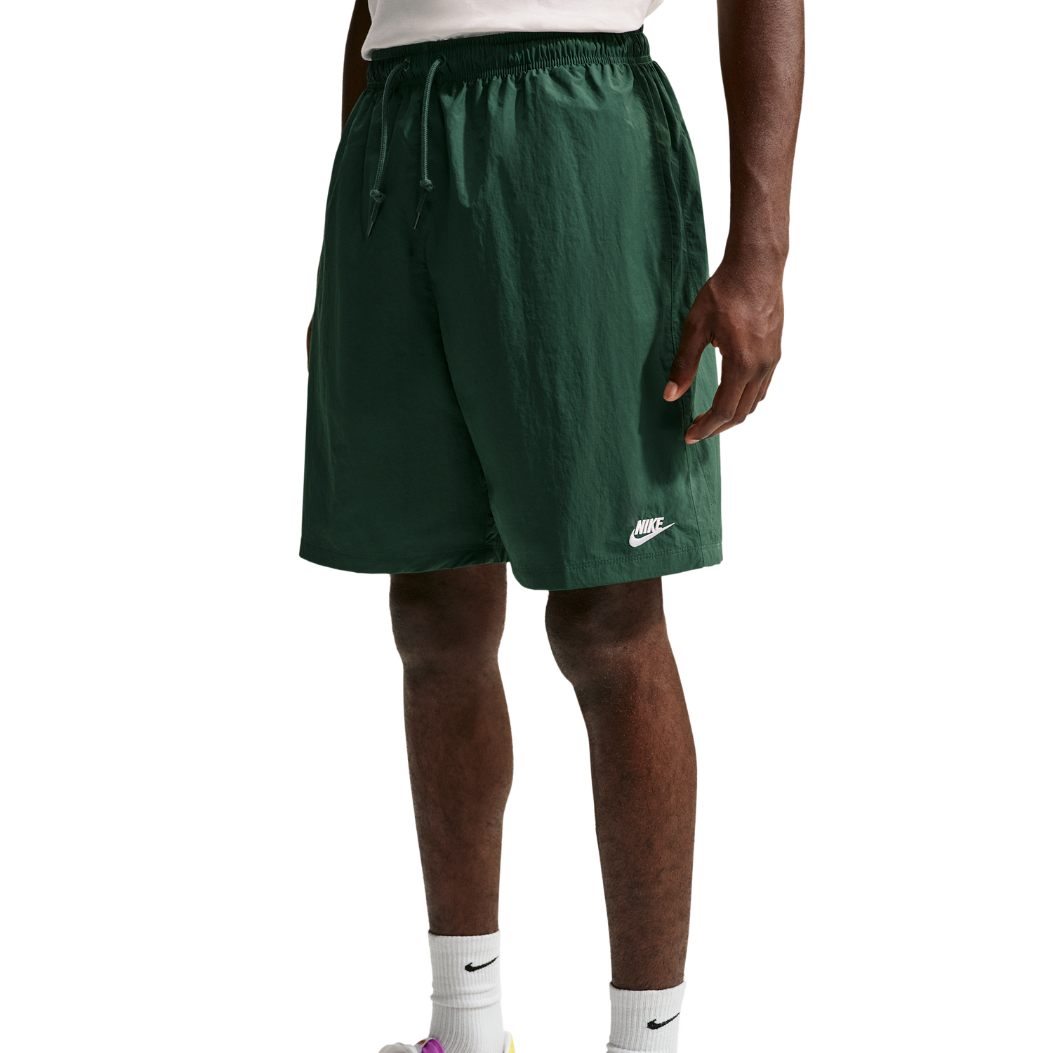 Nike Club Sport Shorts - Men's - White/Fir