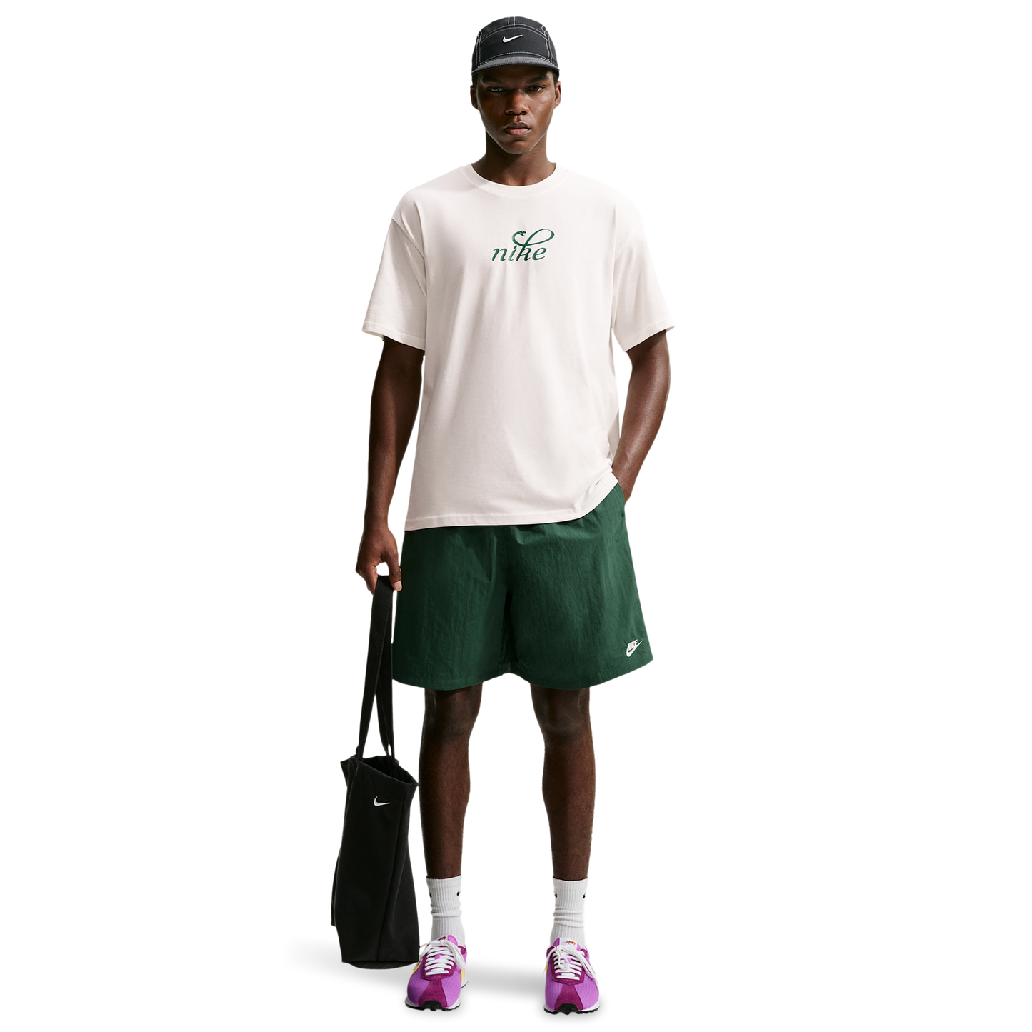 Nike Club Sport Shorts - Men's - White/Fir