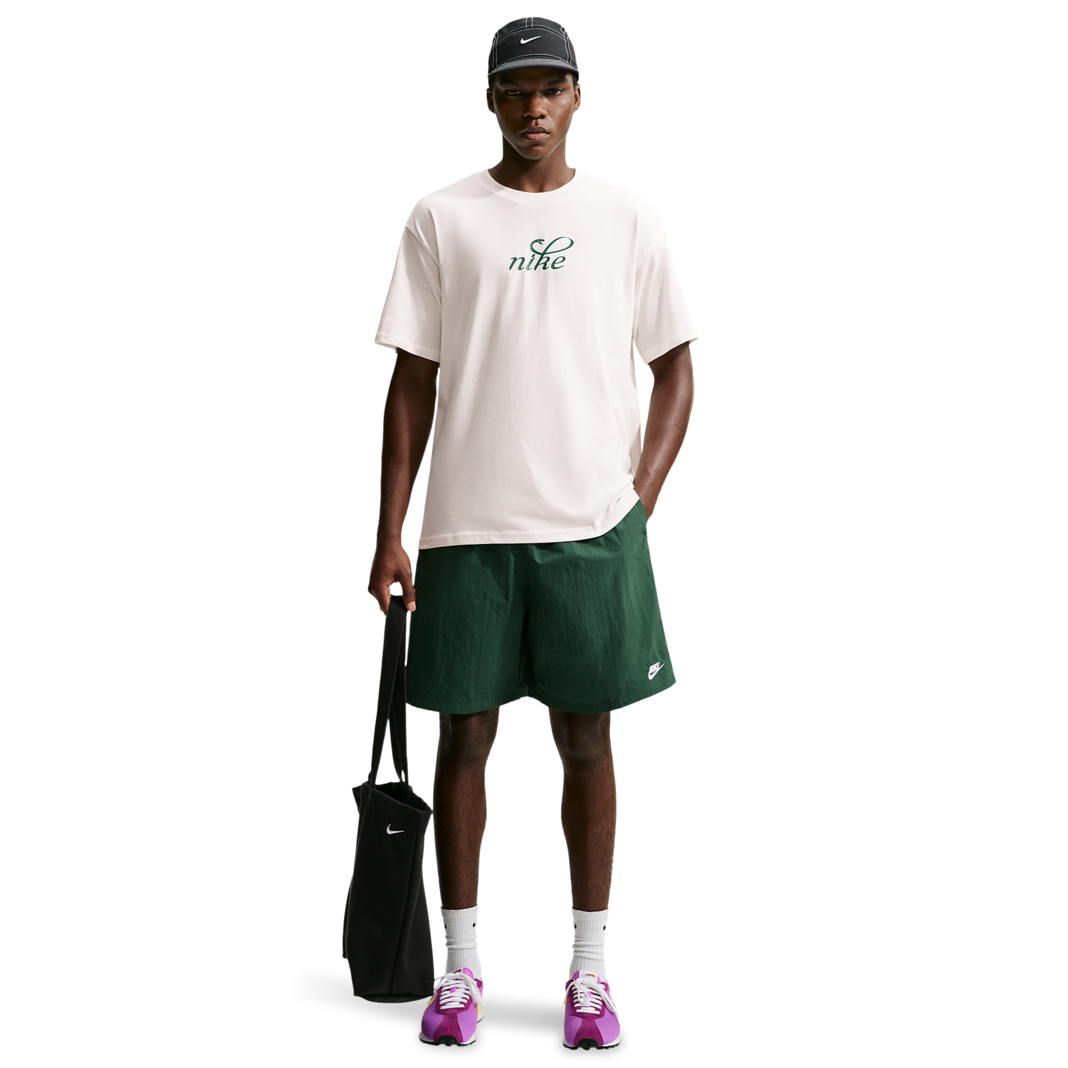 Nike Club Sport Shorts - Men's - White/Fir