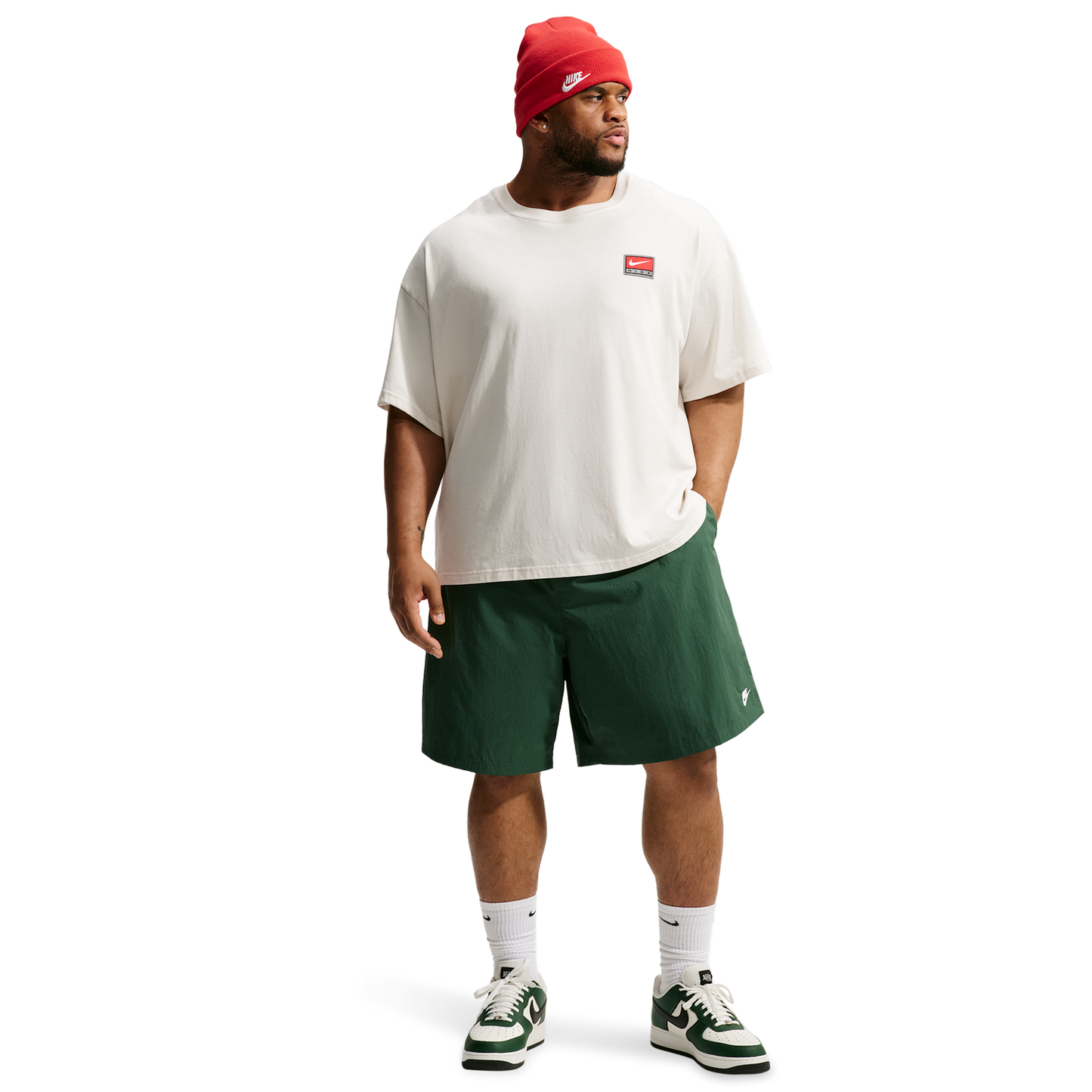 Nike Club Sport Shorts - Men's - White/Fir
