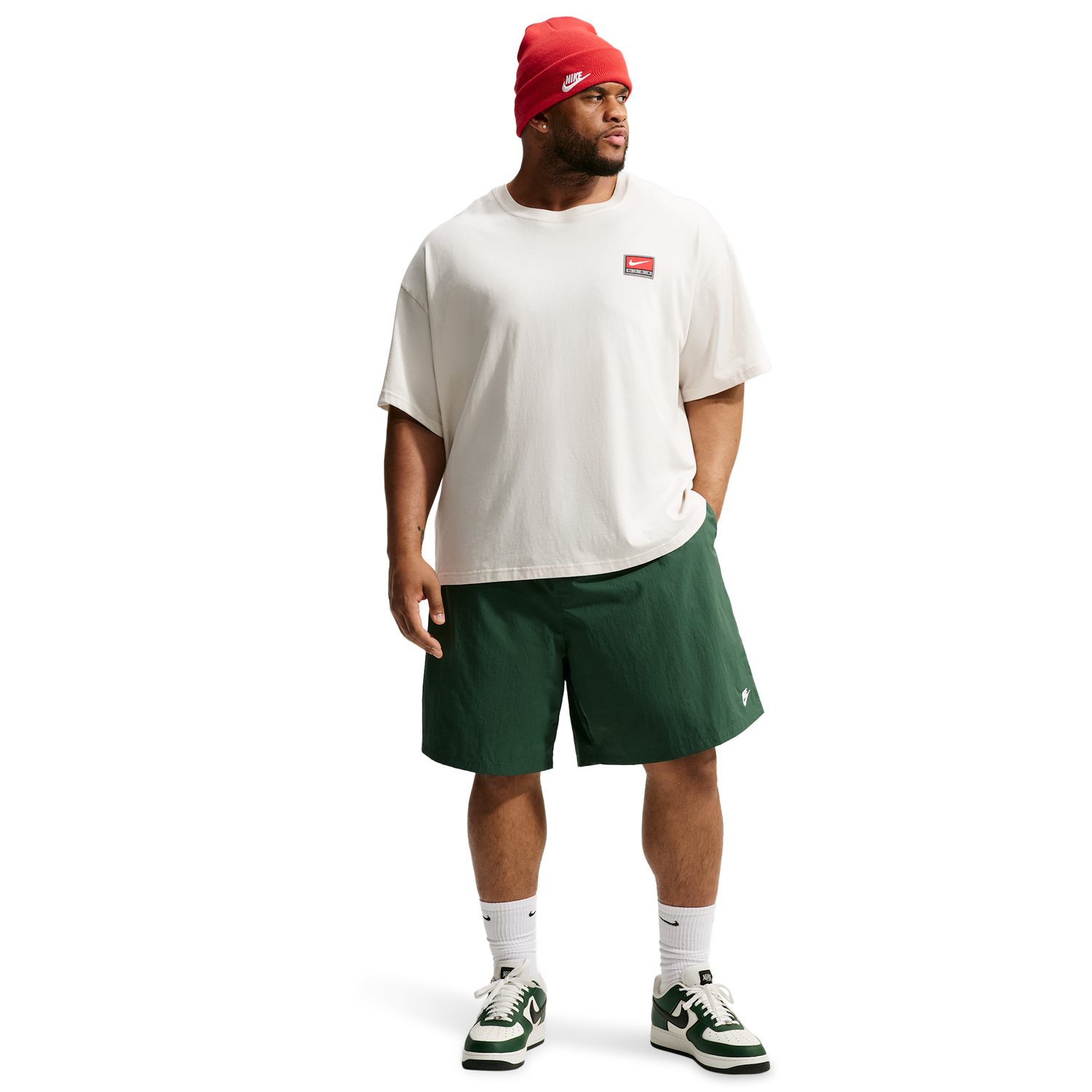 Nike Club Sport Shorts - Men's - White/Fir