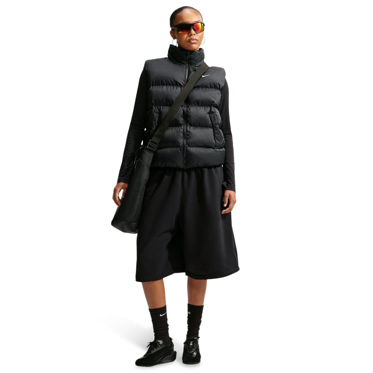 Nike Tech-FIT Synthetic Classic  Vest - Women's - Black/Sail
