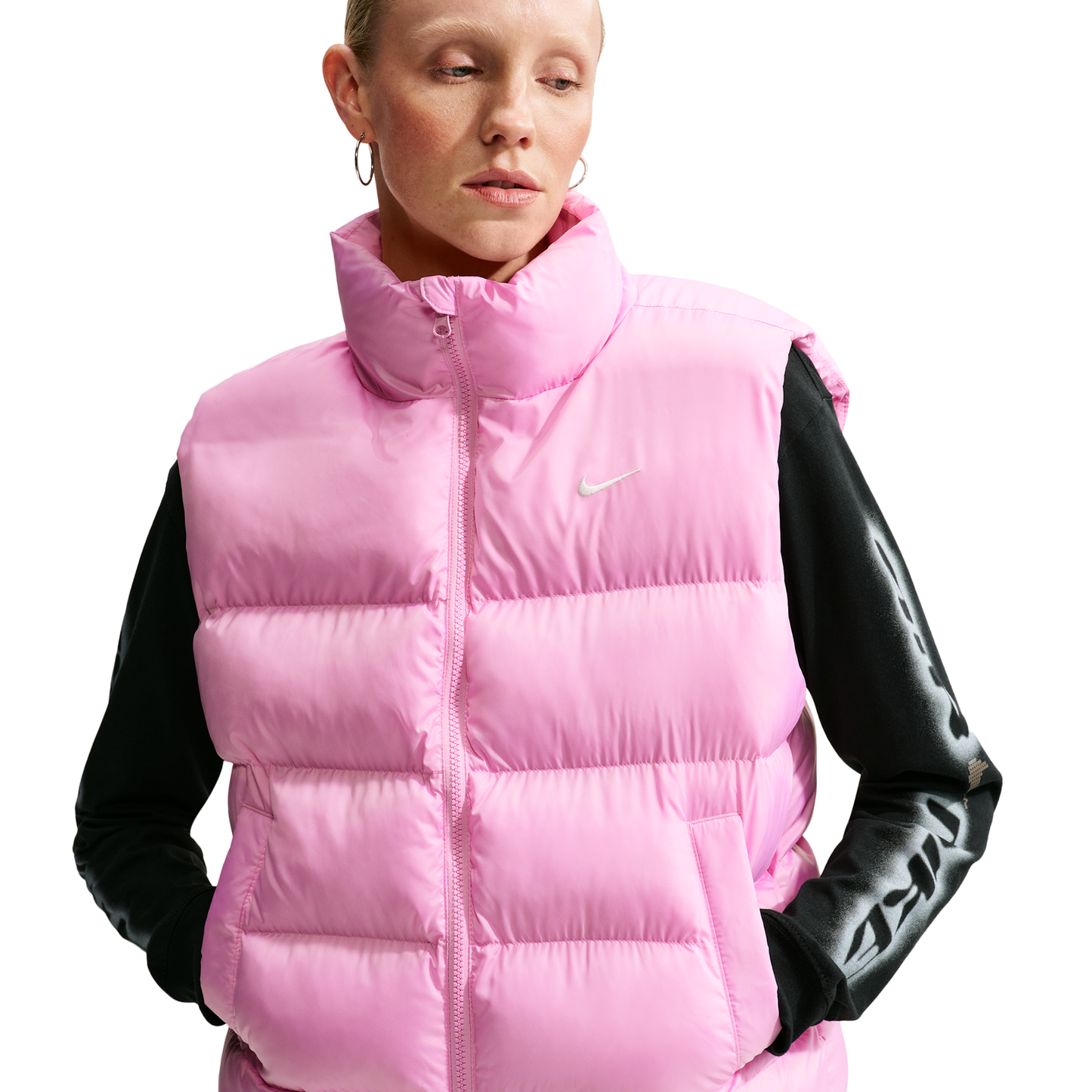 Nike Tech-FIT Synthetic Classic  Vest - Women's - Pink Rise/Sail