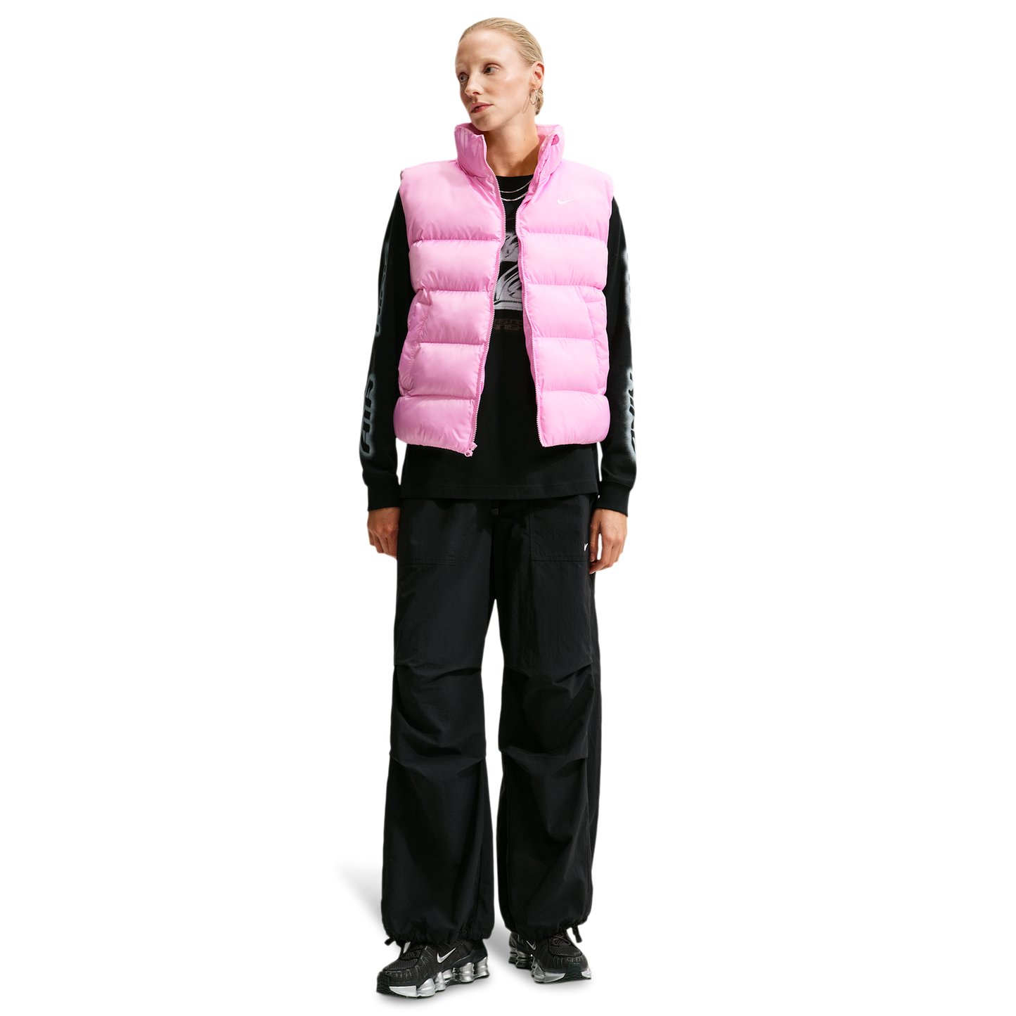 Nike Tech-FIT Synthetic Classic  Vest - Women's - Pink Rise/Sail