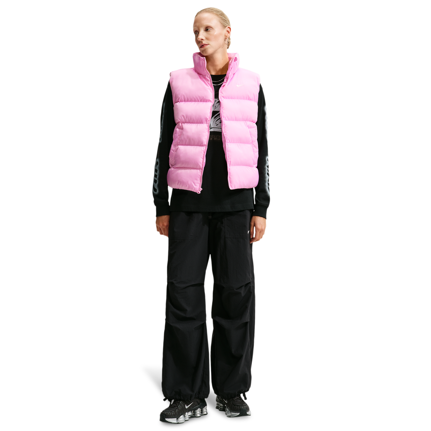 Nike Tech-FIT Synthetic Classic  Vest - Women's - Pink Rise/Sail
