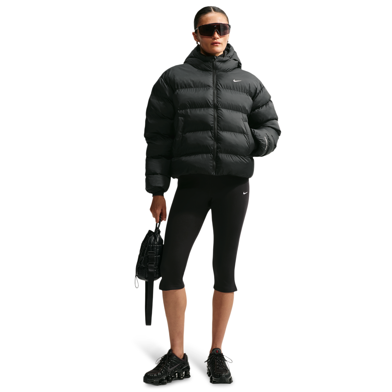 Nike Tech-FIT Synthetic Classic  Jacket - Women's - Black/Sail