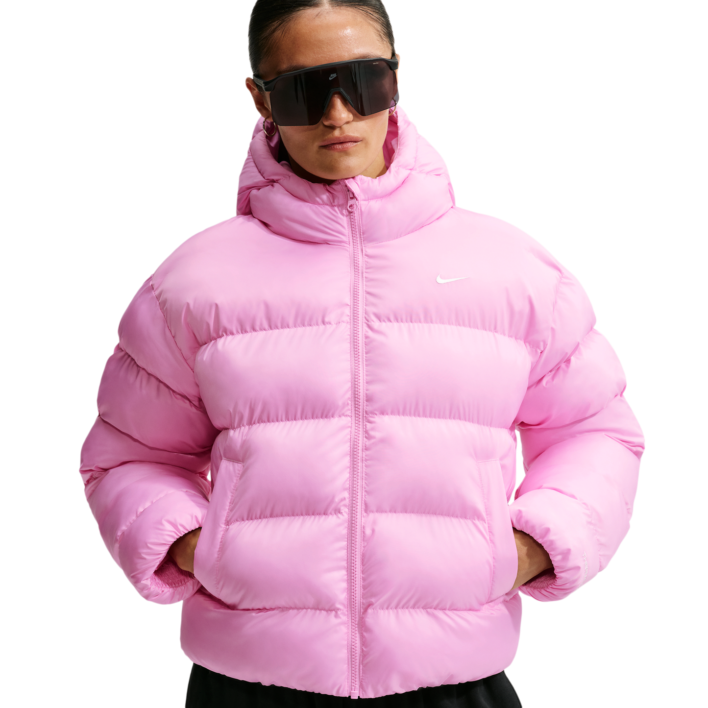 Nike Tech-FIT Synthetic Classic  Jacket - Women's - Pink Rise/Sail