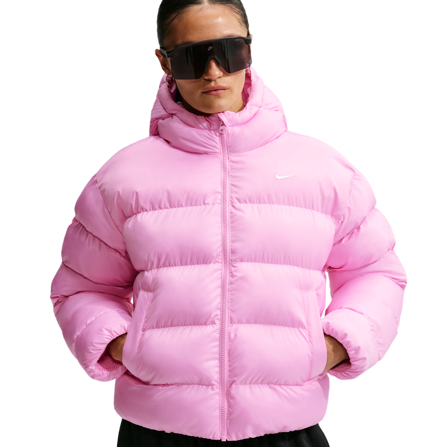 Nike Tech-FIT Synthetic Classic  Jacket - Women's - Pink Rise/Sail