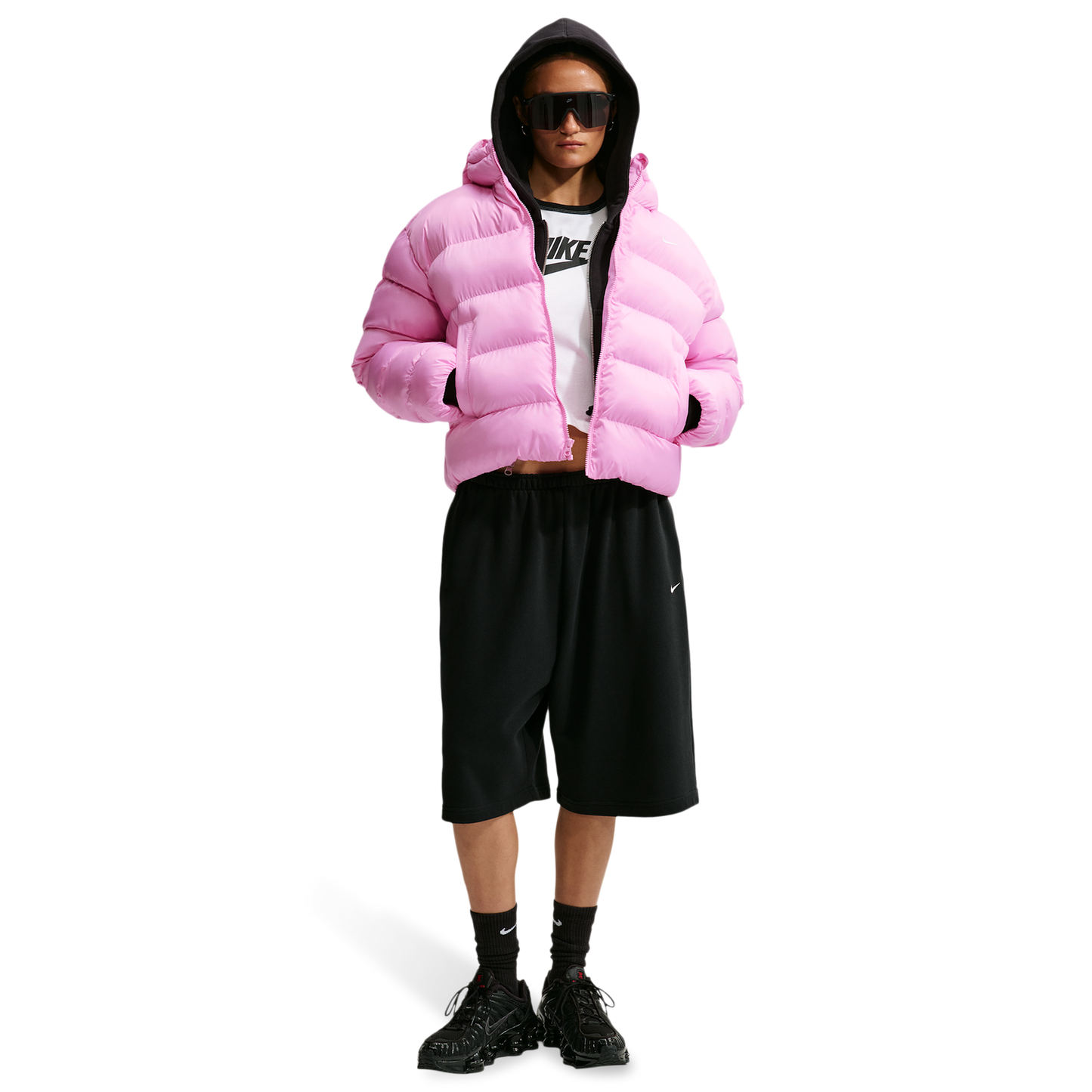 Nike Tech-FIT Synthetic Classic  Jacket - Women's - Pink Rise/Sail