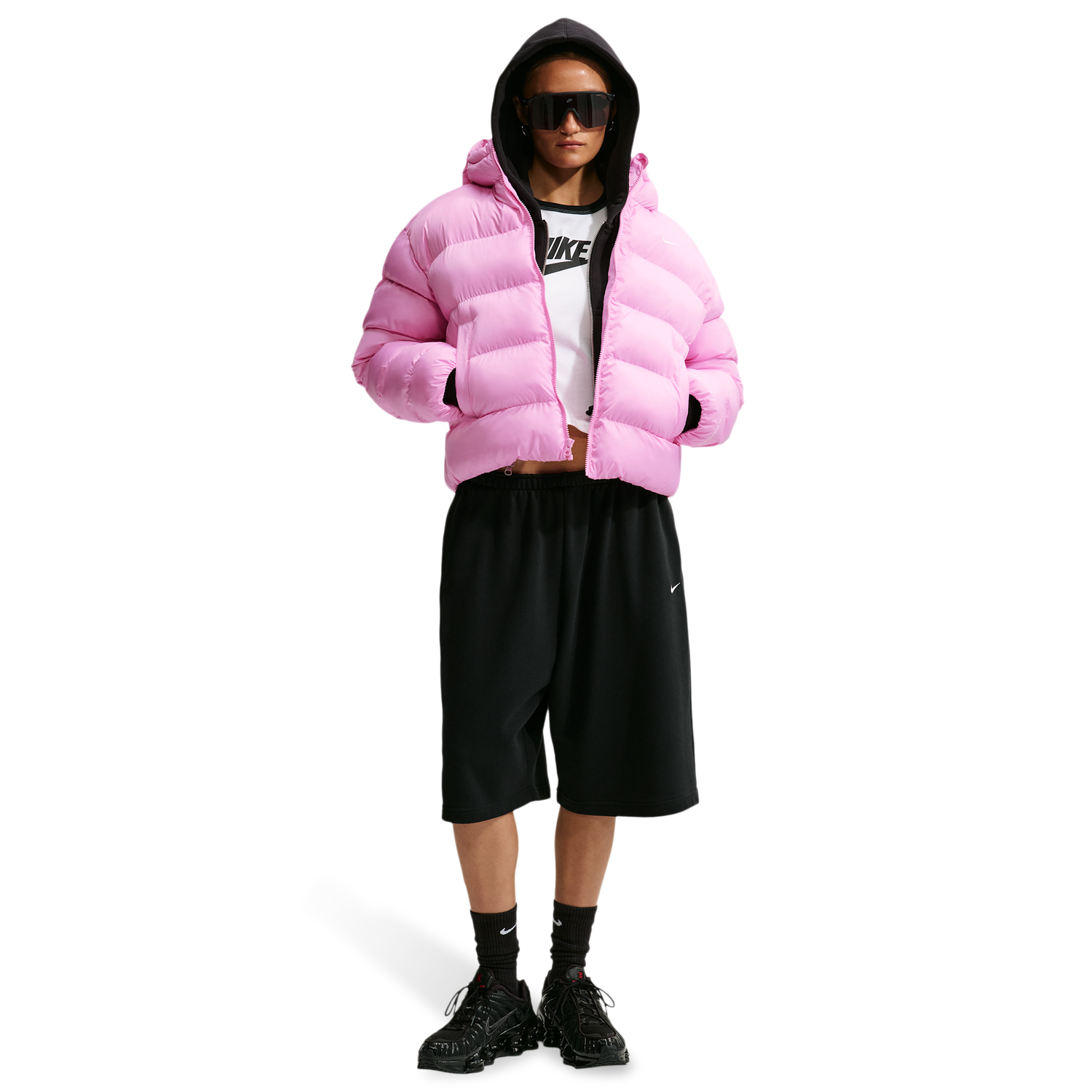 Nike Tech-FIT Synthetic Classic  Jacket - Women's - Pink Rise/Sail