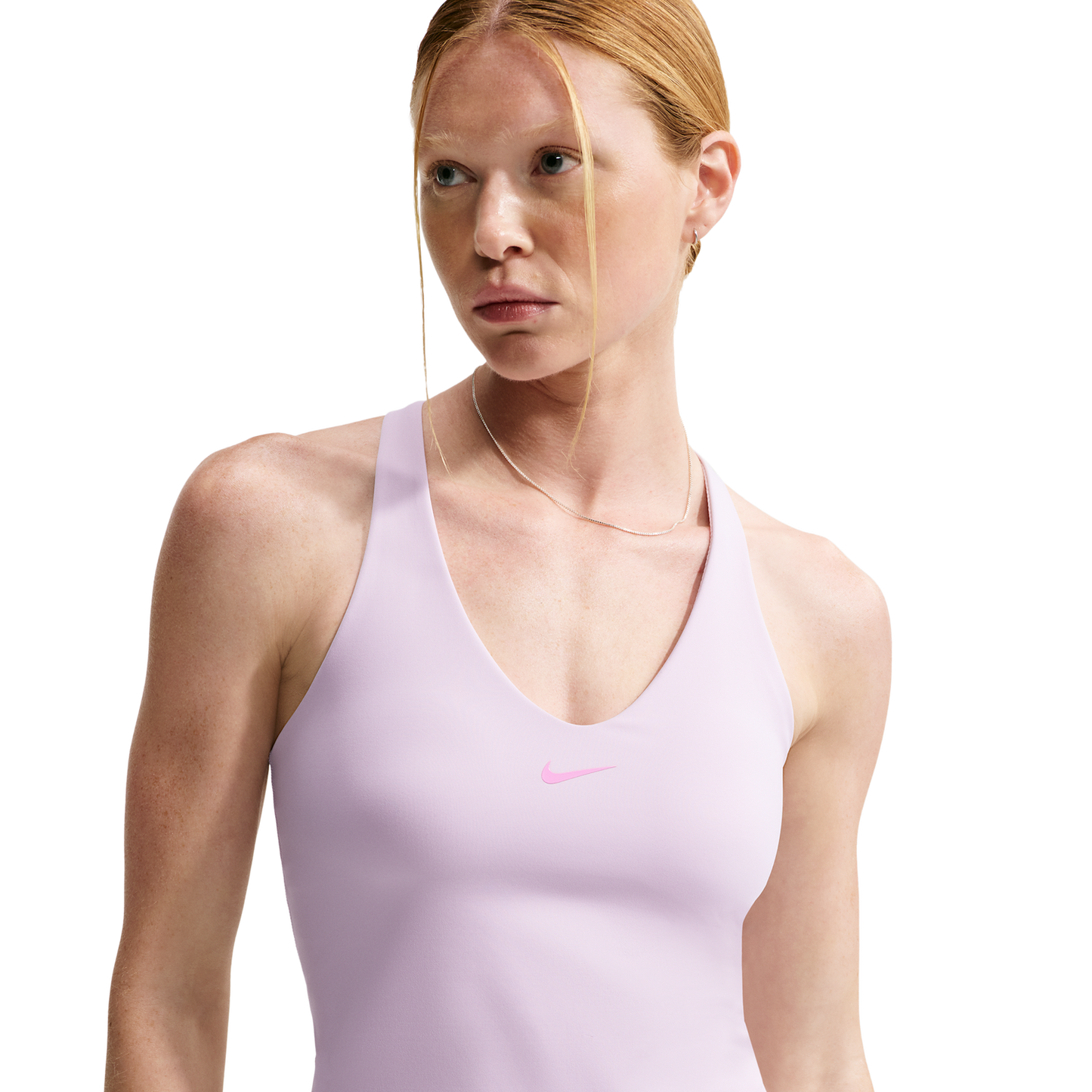 Nike Drifit Universal Medium Support Bra Tank - Women's - Amethyst Wave/Pink Rise/Bleached Lilac