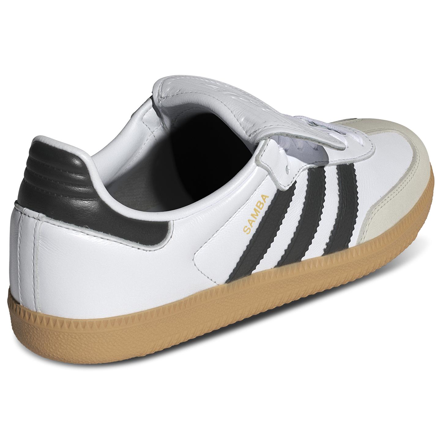 adidas Originals Samba Long Tongue - Women's - Gold Metallic/White/Black (IG4279)