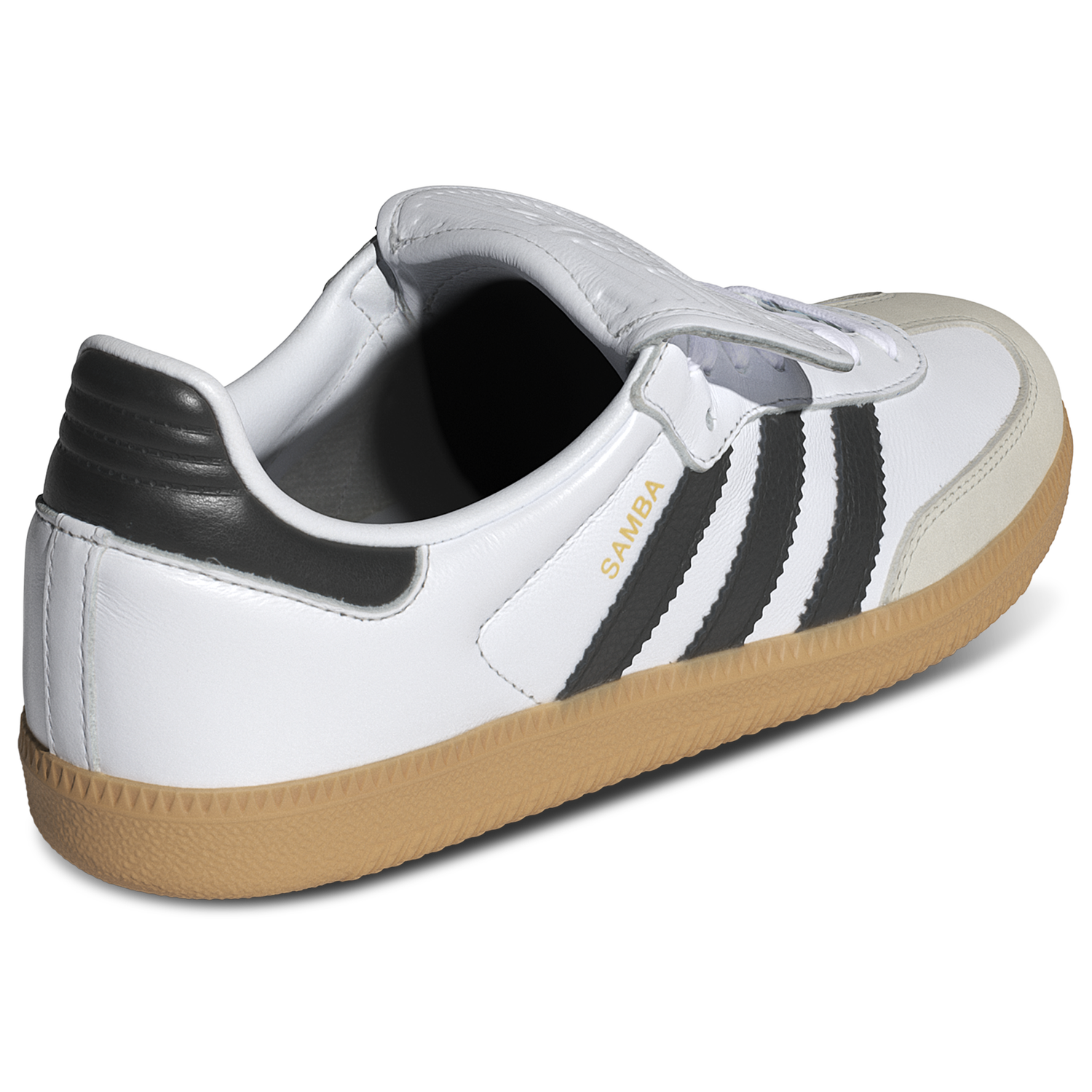 adidas Originals Samba Long Tongue - Women's - Gold Metallic/White/Black (IG4279)
