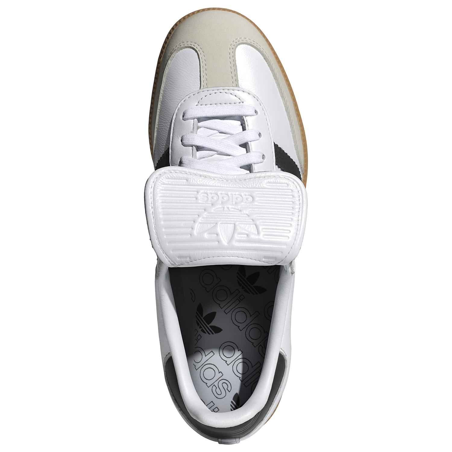 adidas Originals Samba Long Tongue - Women's - Gold Metallic/White/Black (IG4279)