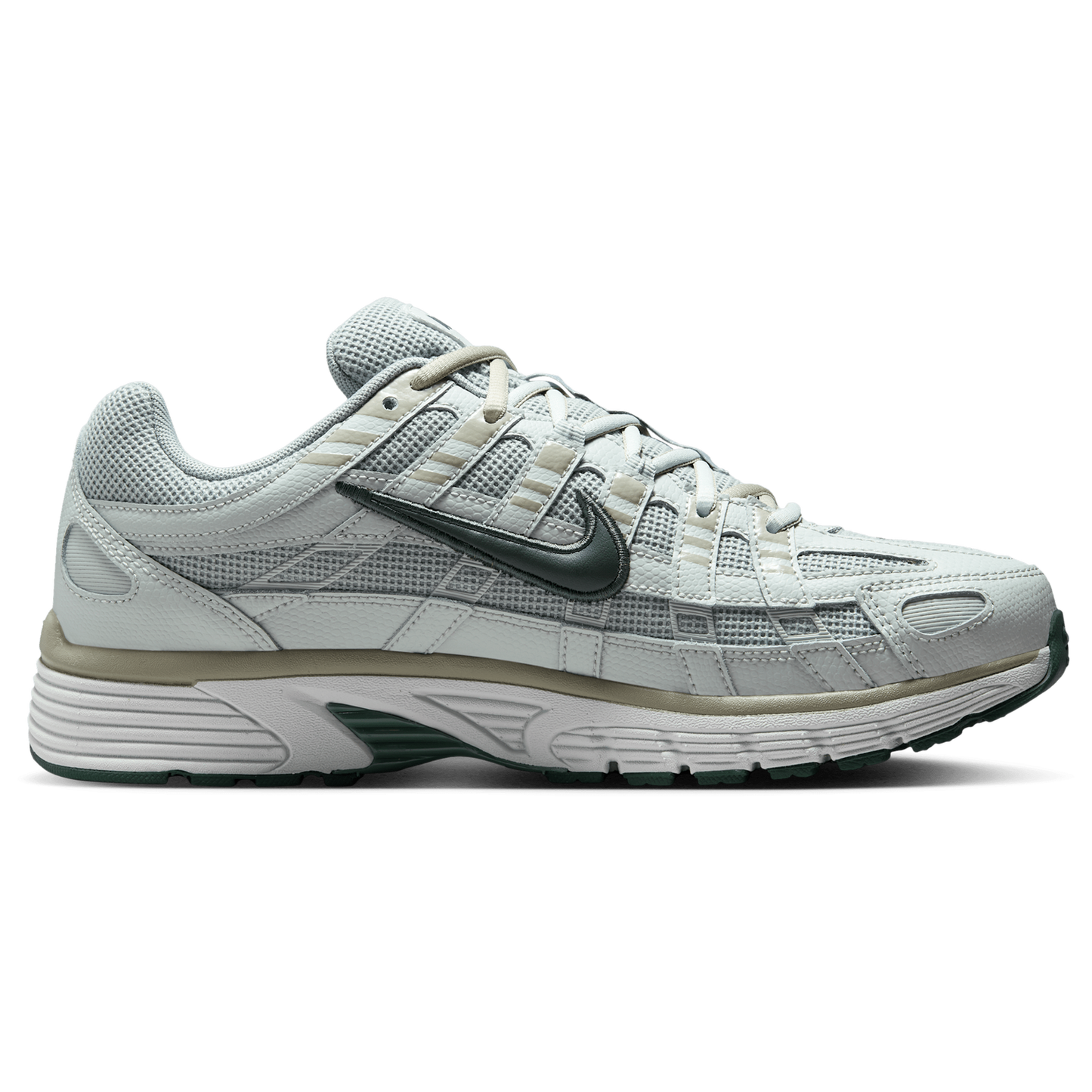 Nike P-6000 Premium - Men's - Light Silver/Light Pumice/Camo Green