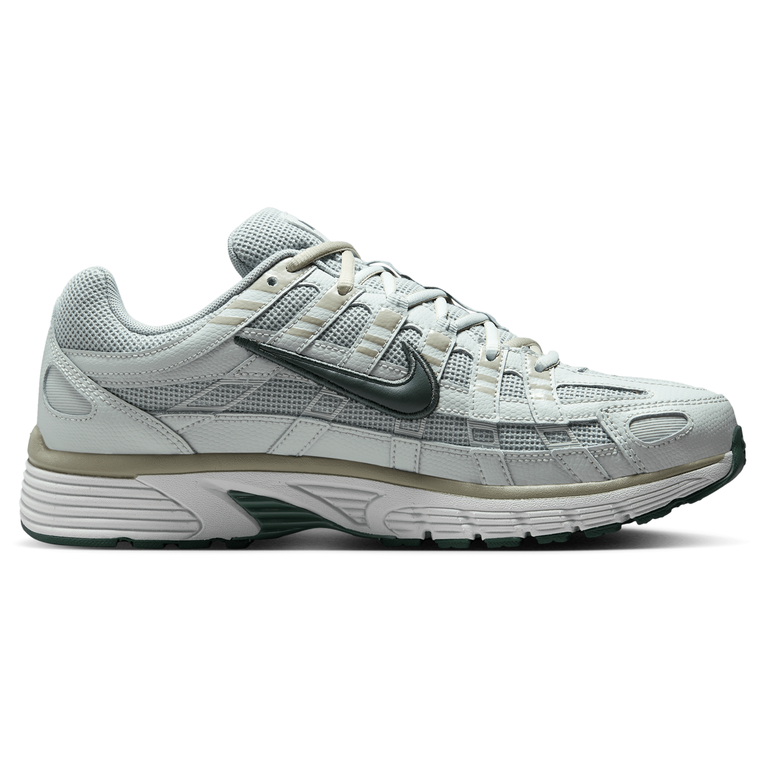Nike P-6000 Premium - Men's - Light Silver/Light Pumice/Camo Green