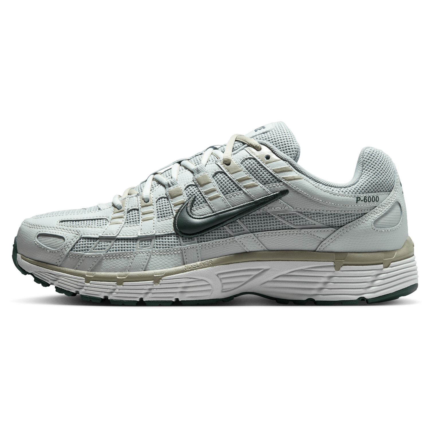Nike P-6000 Premium - Men's - Light Silver/Light Pumice/Camo Green