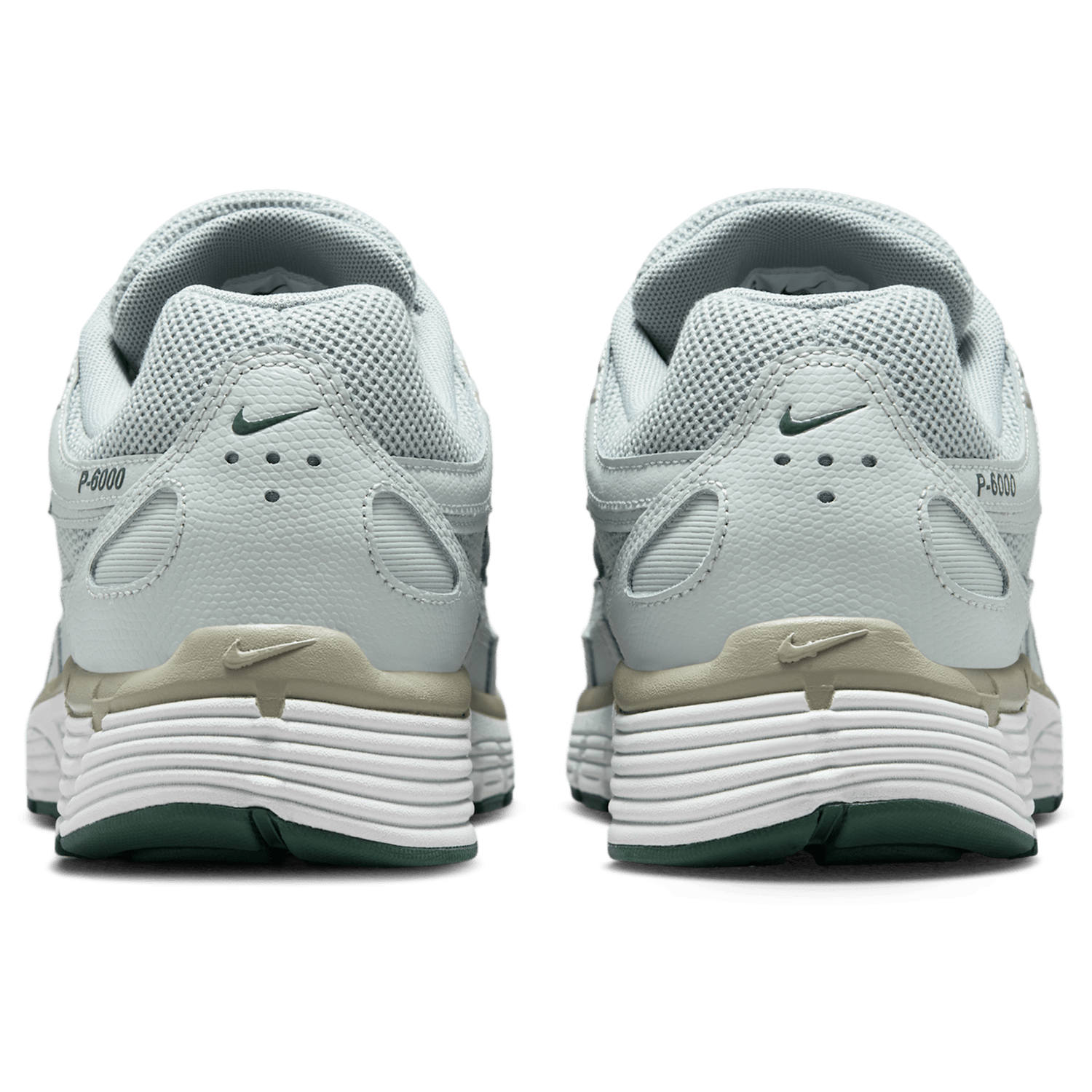 Nike P-6000 Premium - Men's - Light Silver/Light Pumice/Camo Green