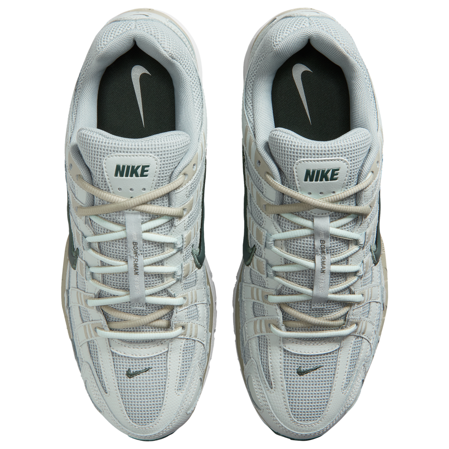 Nike P-6000 Premium - Men's - Light Silver/Light Pumice/Camo Green