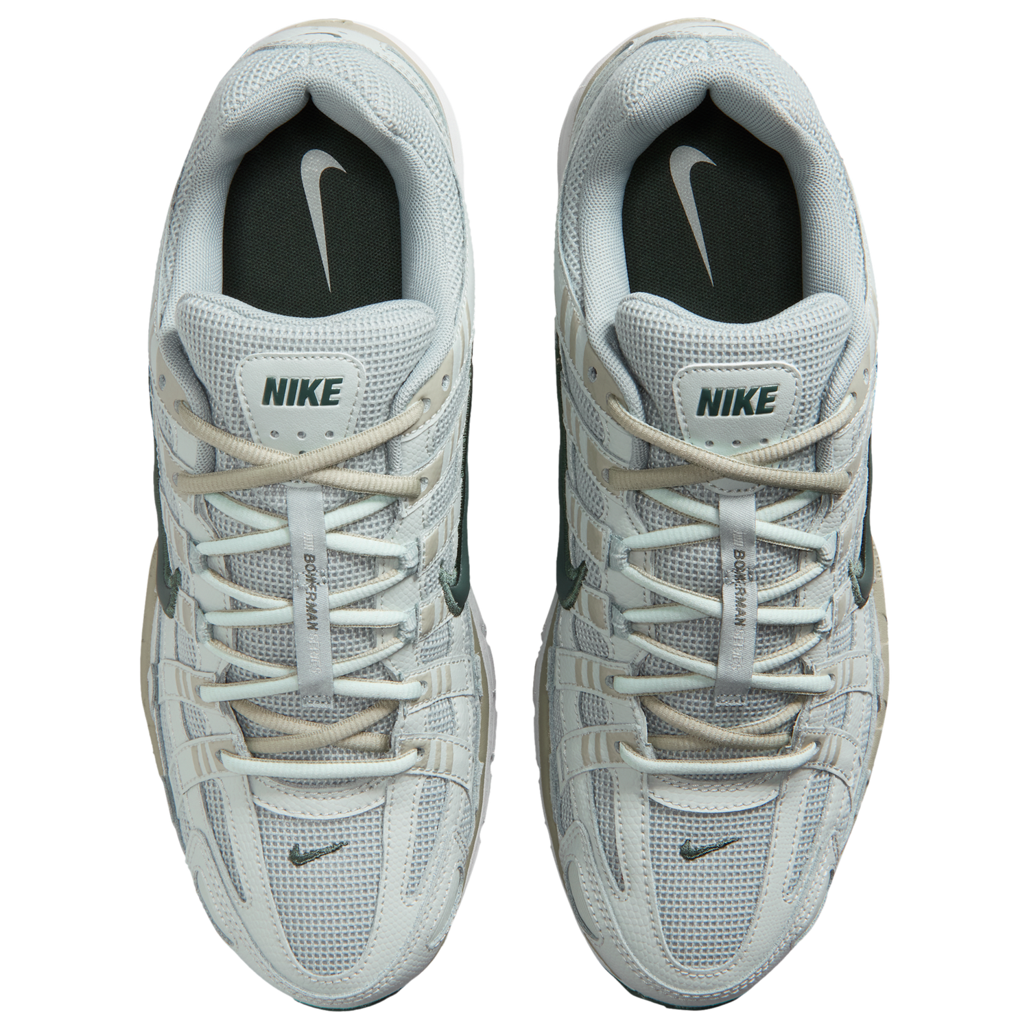 Nike P-6000 Premium - Men's - Light Silver/Light Pumice/Camo Green