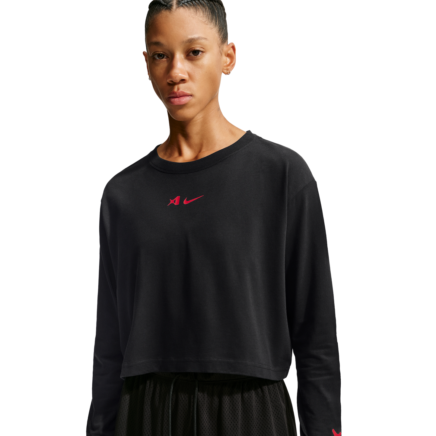 Nike A'Ja LS Tee - Women's - Black