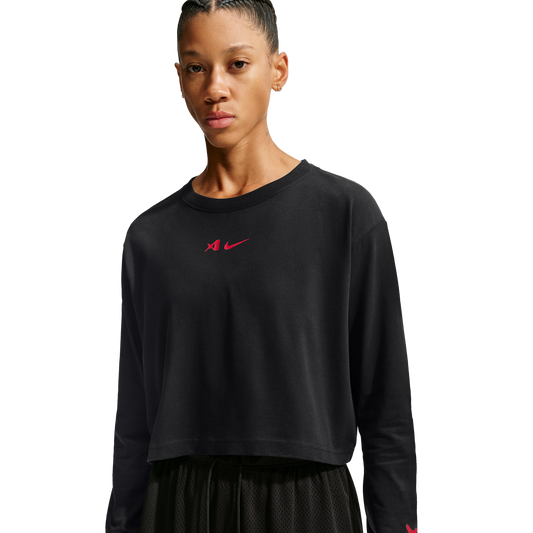 Nike A'Ja LS Tee - Women's - Black
