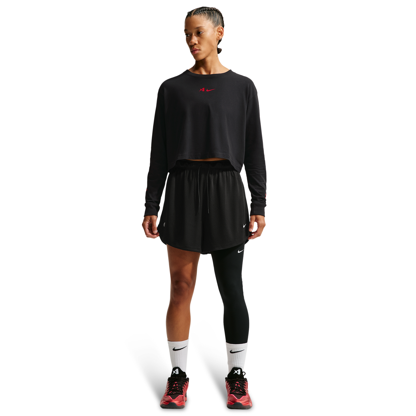 Nike A'Ja LS Tee - Women's - Black