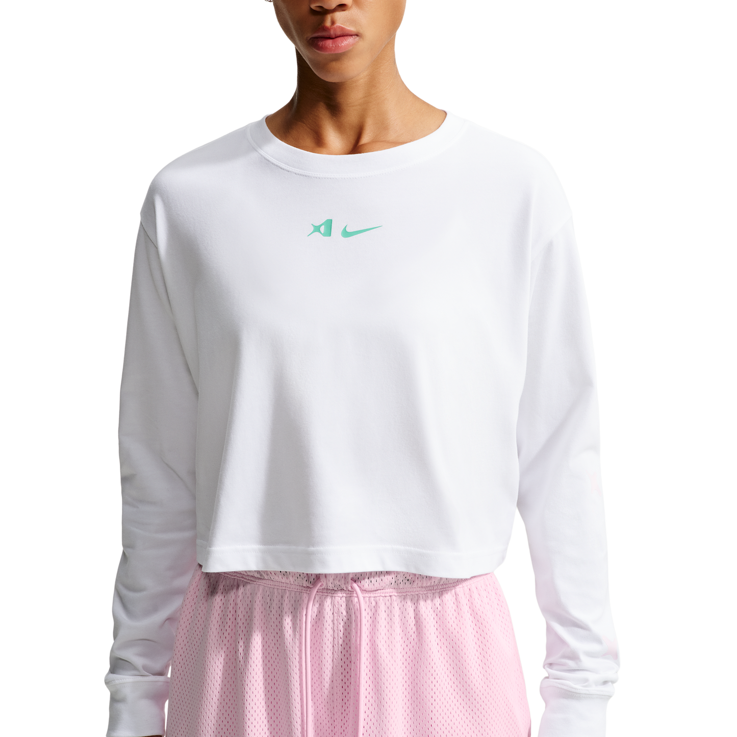 Nike A'Ja LS Tee - Women's - White