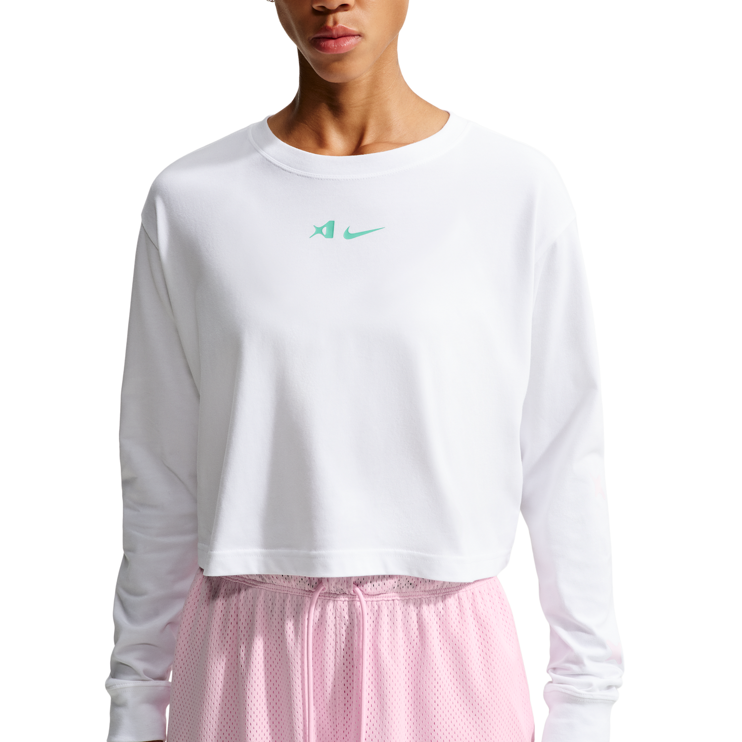 Nike A'Ja LS Tee - Women's - White