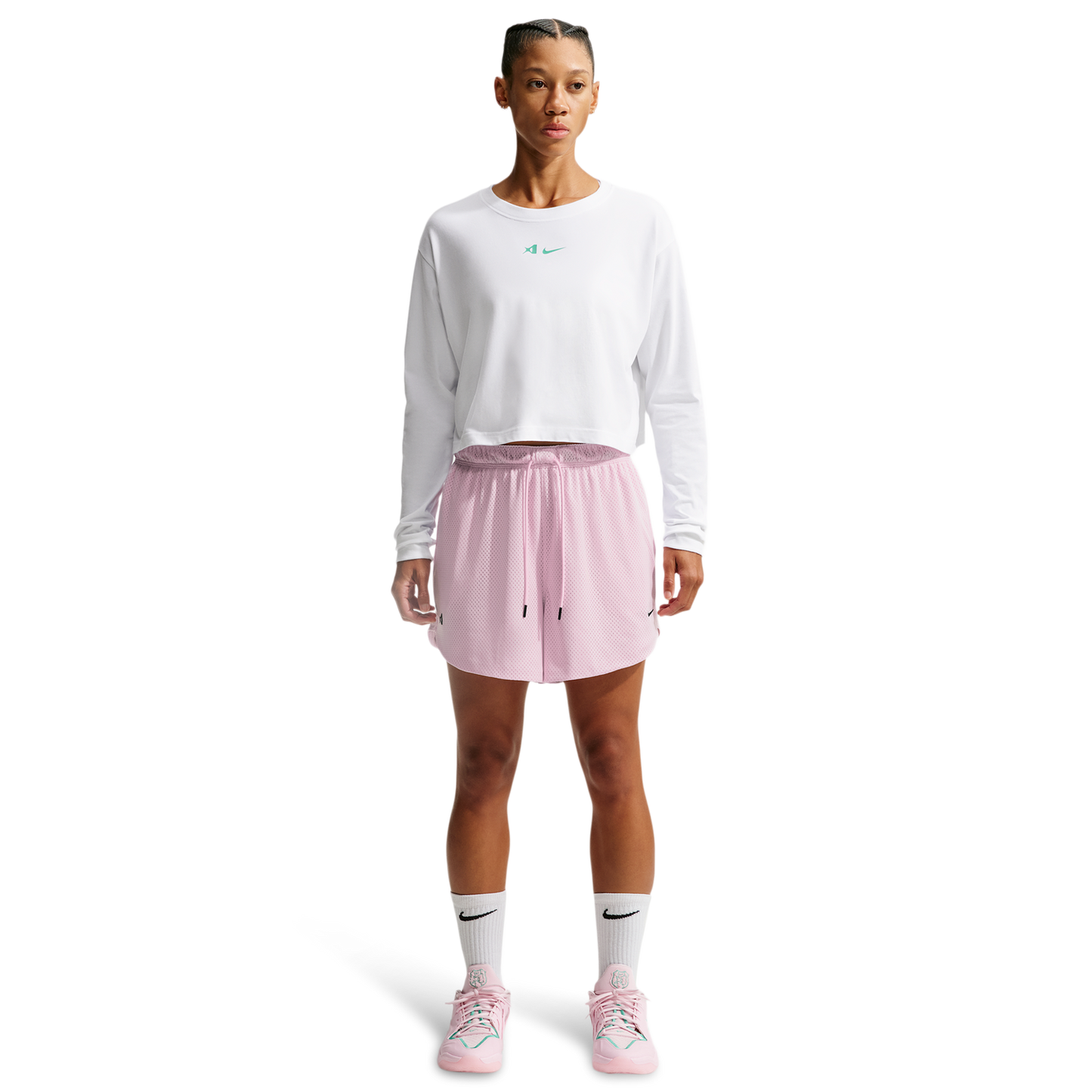 Nike A'Ja LS Tee - Women's - White