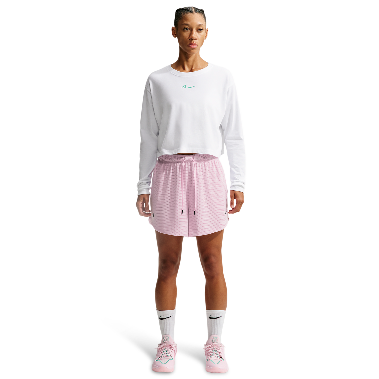 Nike A'Ja LS Tee - Women's - White