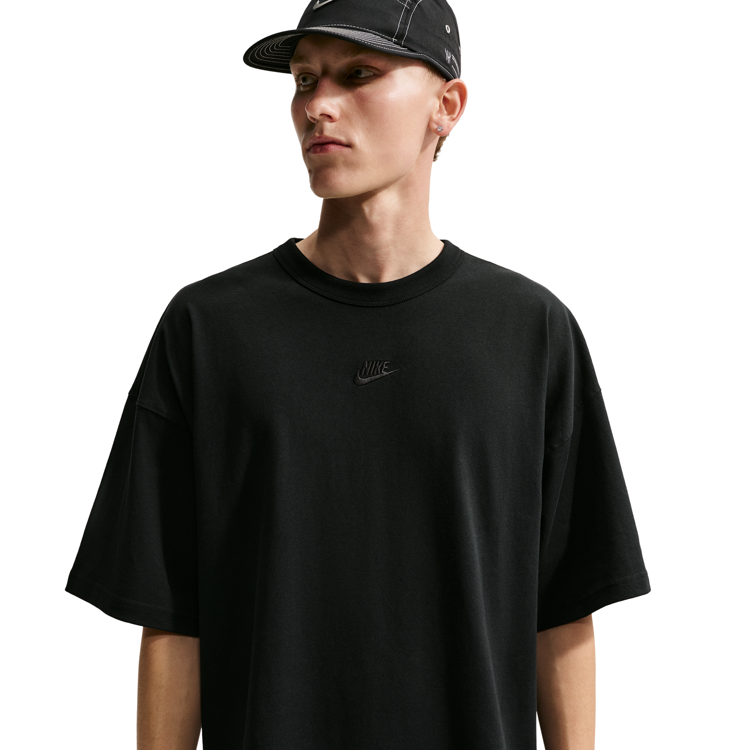 Nike NSW Premium Essentials Oversized Tee - Men's - Black