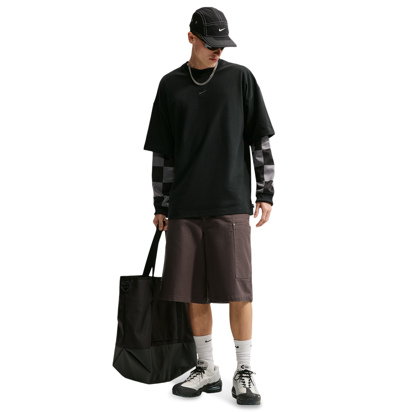 Nike NSW Premium Essentials Oversized Tee - Men's - Black