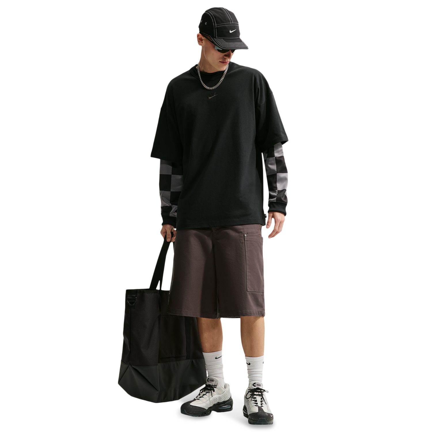 Nike NSW Premium Essentials Oversized Tee - Men's - Black