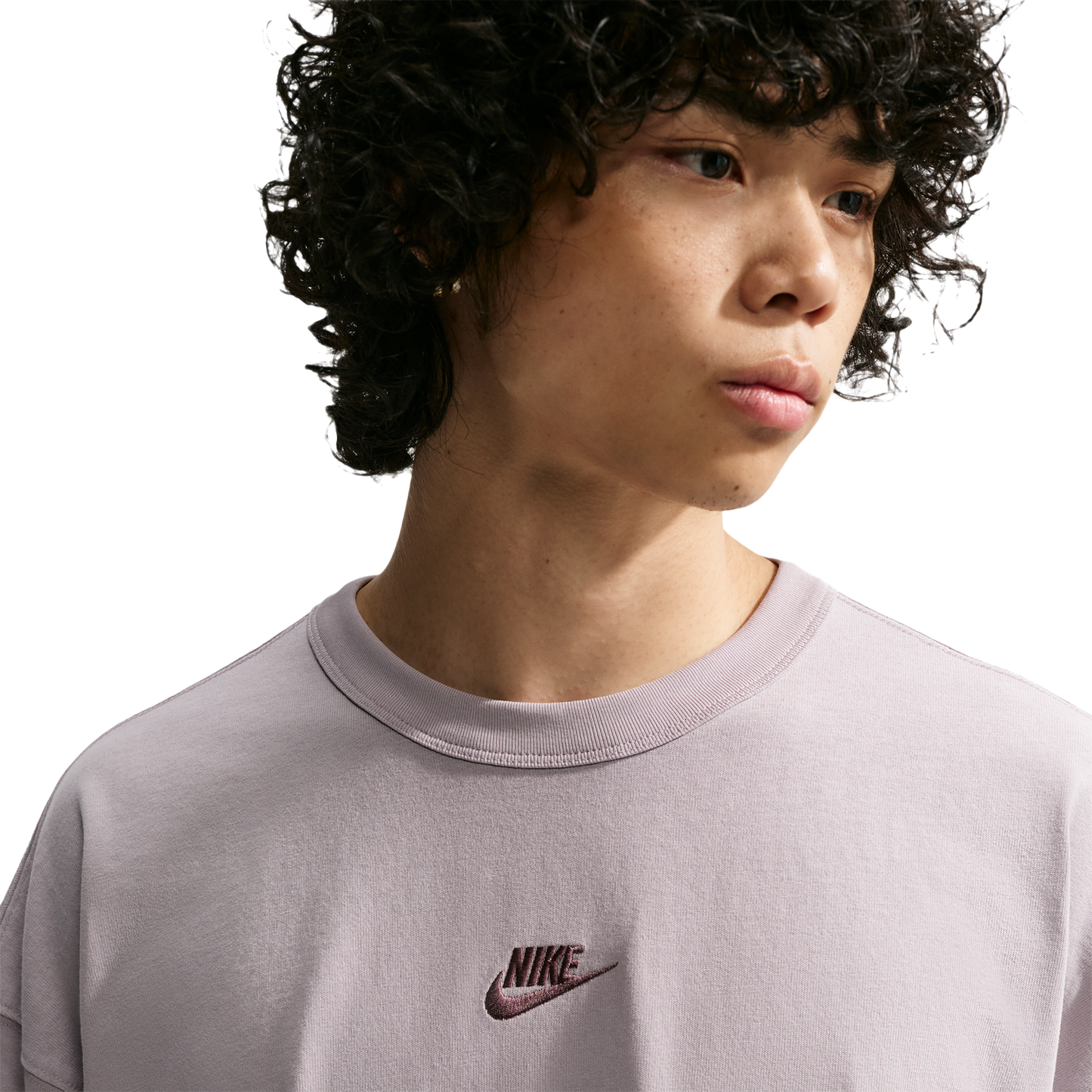Nike NSW Premium Essentials Oversized Tee - Men's - Silver Lilac