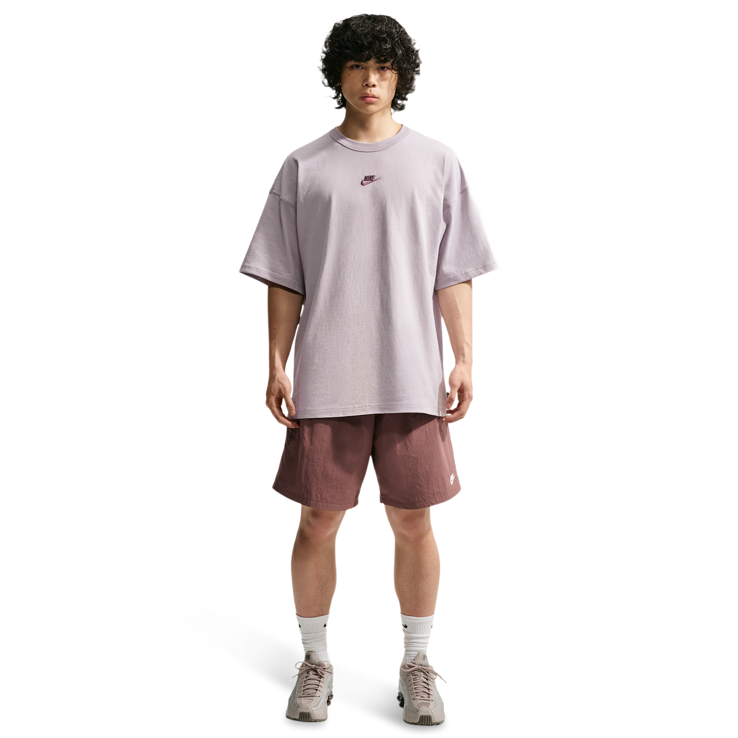 Nike NSW Premium Essentials Oversized Tee - Men's - Silver Lilac
