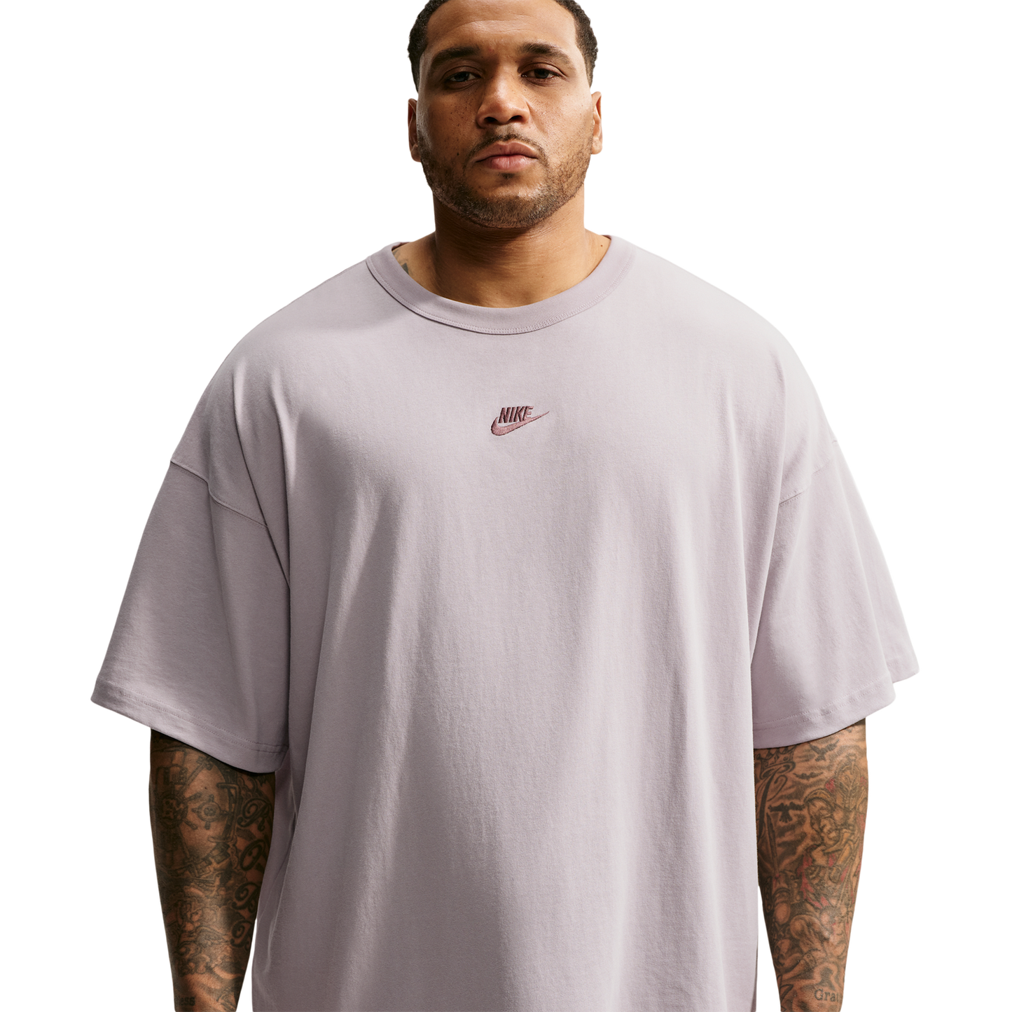 Nike NSW Premium Essentials Oversized Tee - Men's - Silver Lilac