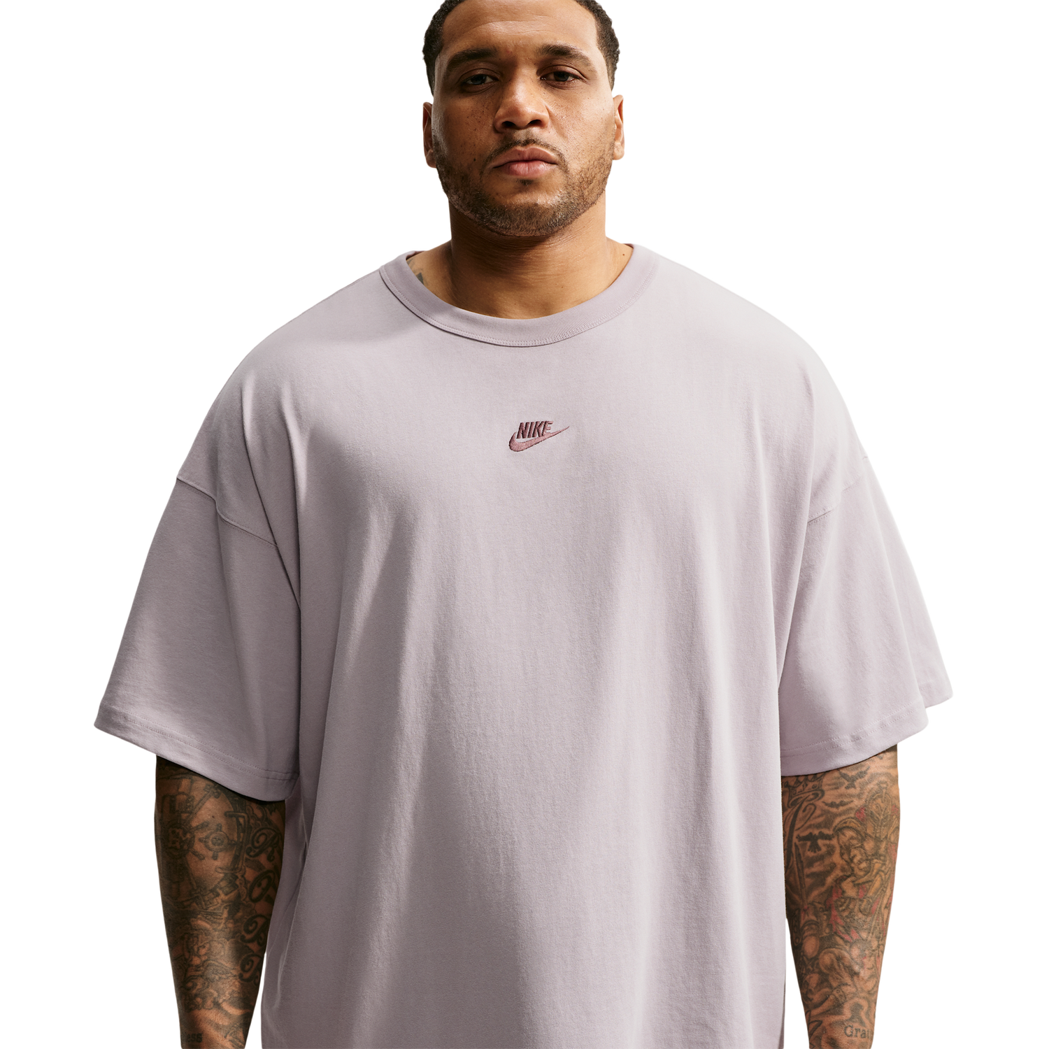 Nike NSW Premium Essentials Oversized Tee - Men's - Silver Lilac