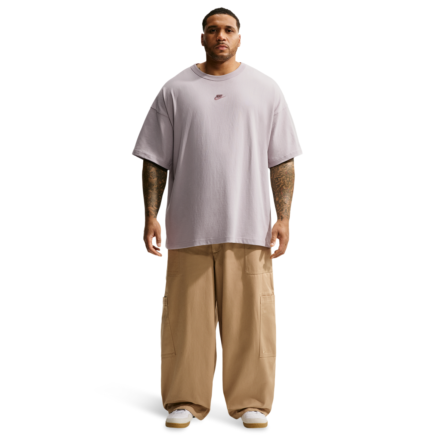 Nike NSW Premium Essentials Oversized Tee - Men's - Silver Lilac