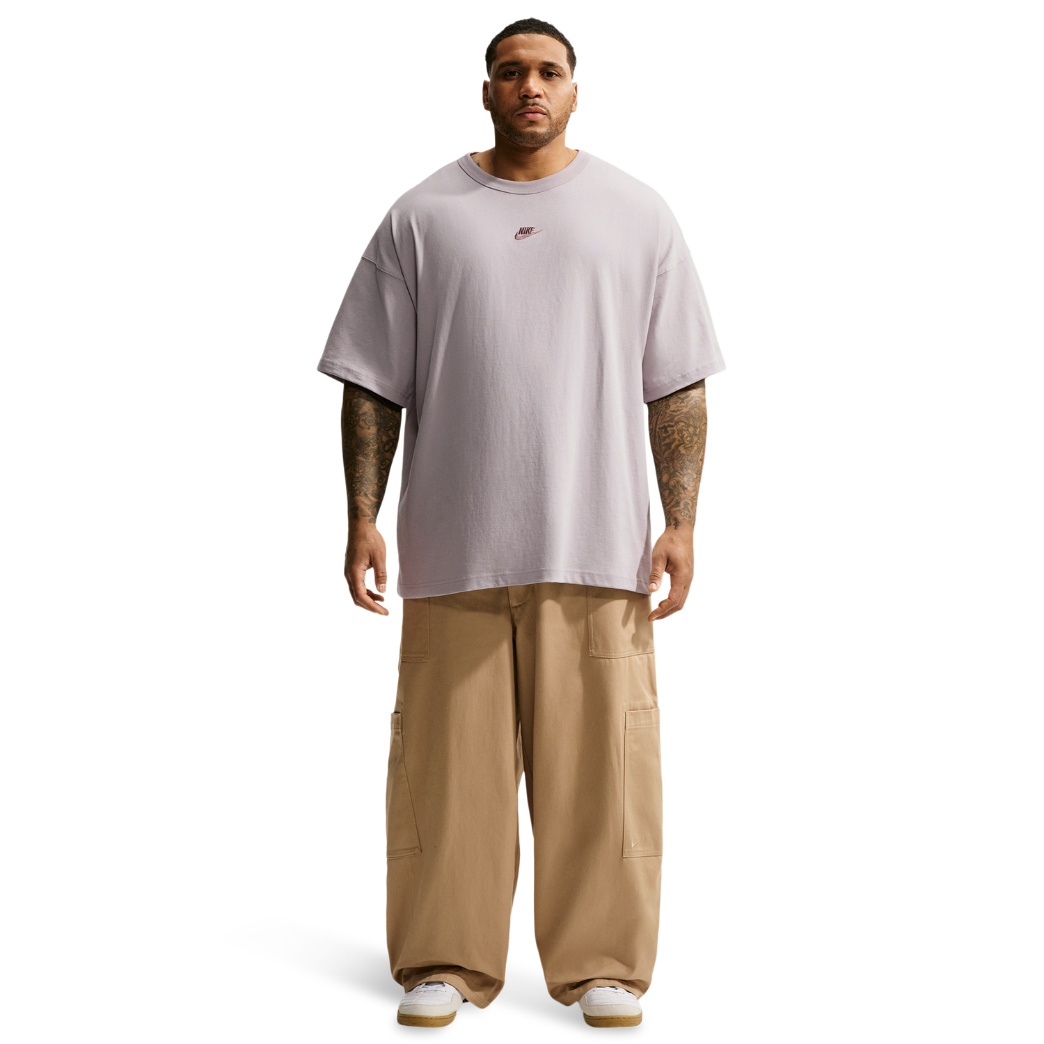 Nike NSW Premium Essentials Oversized Tee - Men's - Silver Lilac