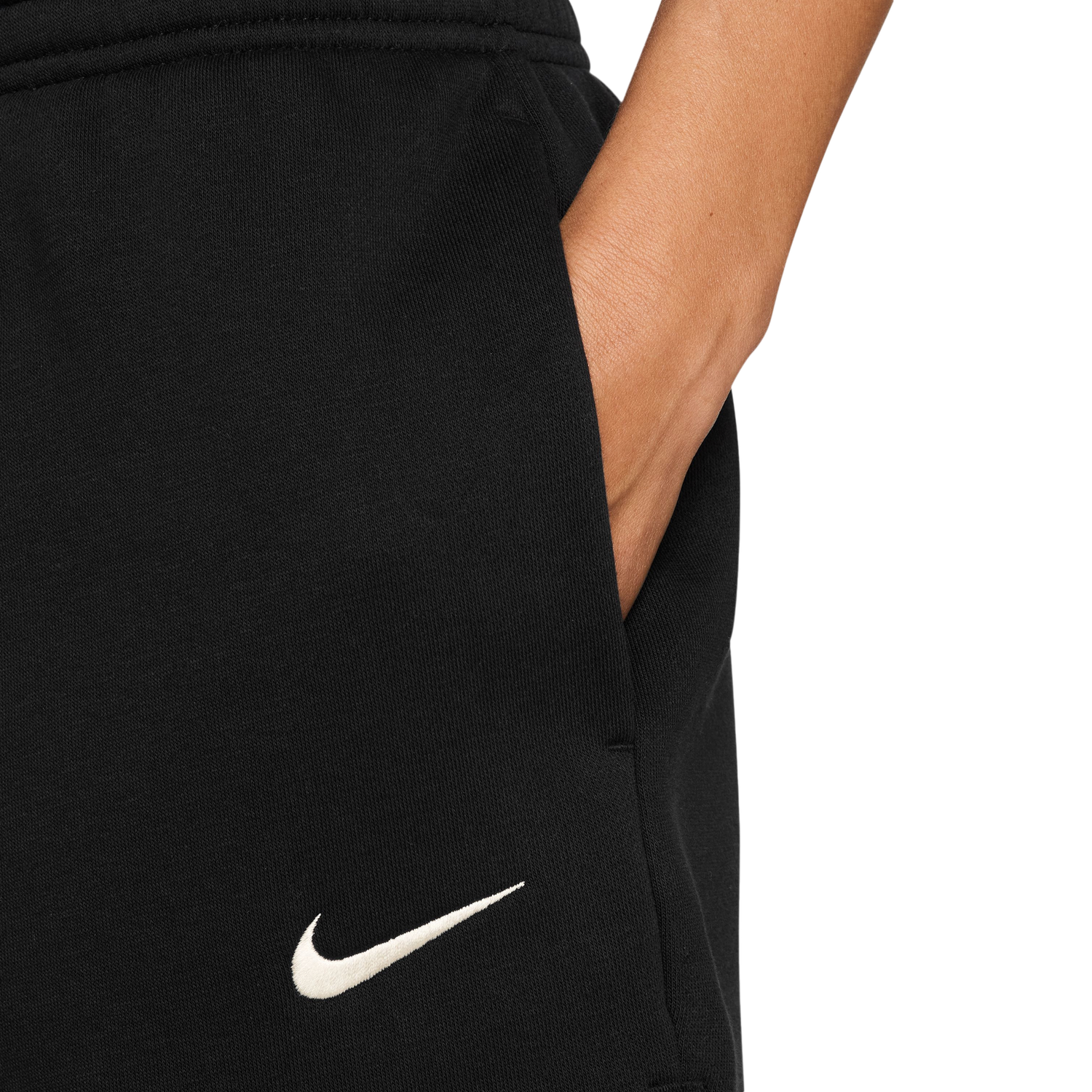 Nike Phoenix Fleece MR Shorts - Women's - Sail/Black