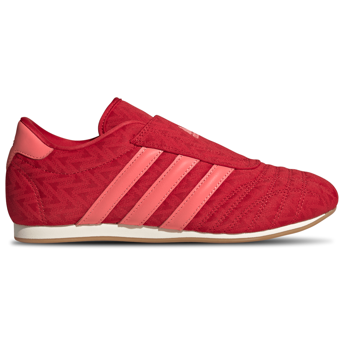 adidas Taekwondo Slip - Women's - Off White/Better Scarlet/Semi Flash Red