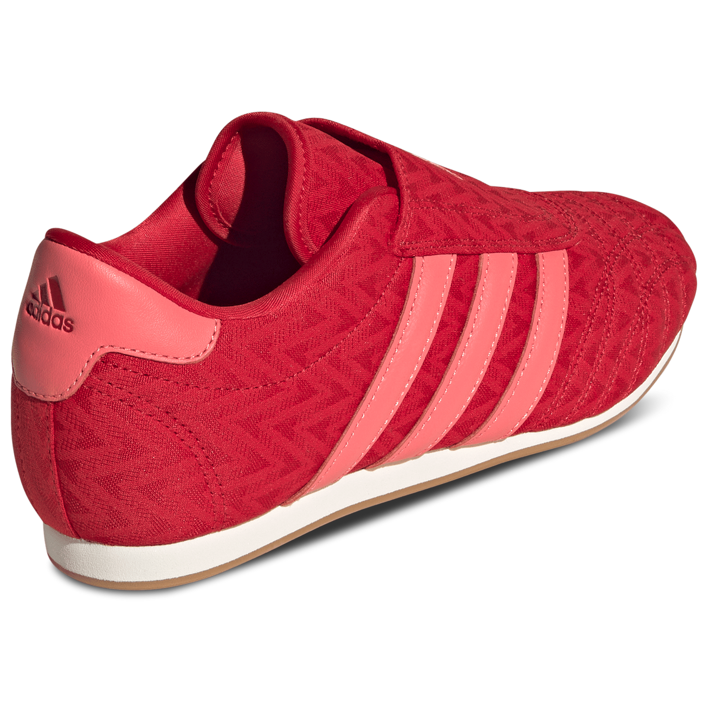 adidas Taekwondo Slip - Women's - Off White/Better Scarlet/Semi Flash Red