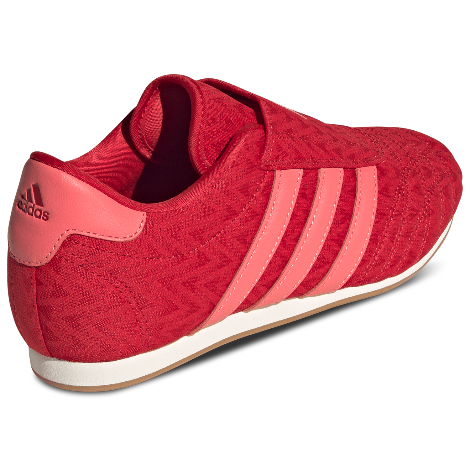 adidas Taekwondo Slip - Women's - Off White/Better Scarlet/Semi Flash Red